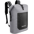 Gonex Waterproof Ultralight TPU Backpack 55L Roll Top Dry Bag, Kayaking | Back Padding, Camping, Fishing, Travel, Adjustable Straps, External & Internal Storage Pockets, Grey - color: Grey, size: 55L