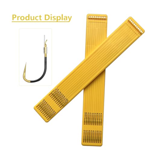 AMHDV Small Barbless Fishing Hook with Line, Tiny Fish Hooks and Leader (Pack of 20) - size: 20# (0-0.44lb)