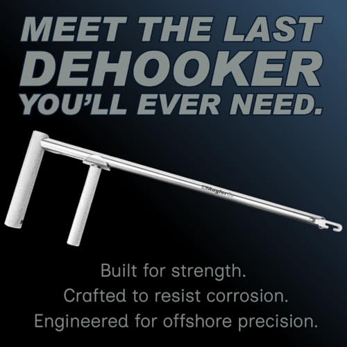 Classic Dehooker – 13.5" Stainless Steel Fish Hook Remover Tool for Saltwater & Freshwater – Heavy-Duty Fishing Extractor with Non-Slip Grip