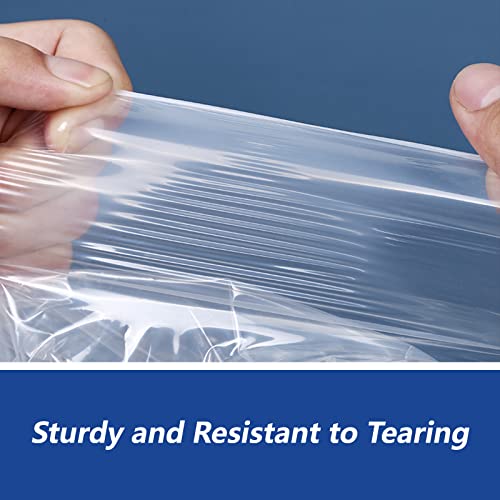 iMailer - 500 Count - 9" x 12" Clear Plastic Poly Bags with Suffocation Warning Self Seal for A4, Documents, Clothing, Shipping, Packaging - Resealable Adhesive, Not Strong - size: 9" x 12", style: Resealable Glue
