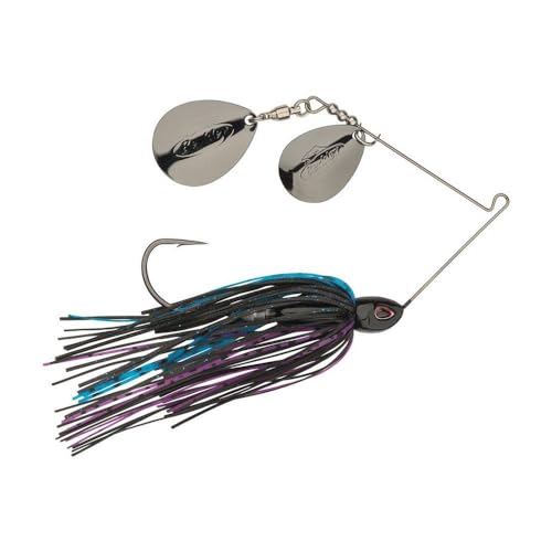 Berkley Power Blade Compact Fishing Spinnerbaits - color: Shad Spawn/Gold + Silver, size: 3/8 oz - Colorado Colorado