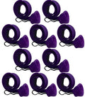 Fishing Rod Sock Mesh Sleeve Rod Cover Braided Mesh Rod Protector Pole Gloves Fishing Tools for Fly, Casting, Sea Fishing Rod - color: Purple Color Set (10pc)