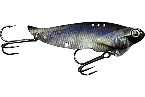 1oz - Blitz Blade - Blade Bait - color: Silver Smelt