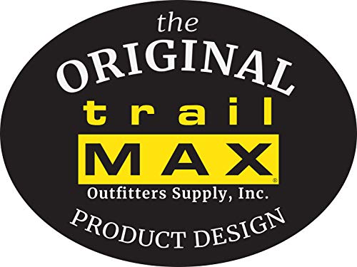TrailMax Iron-Cloth Pack Pannier Bags, for Horse and Mule Packing, Heavy Duty Nylon Mesh, Washable, Incredibly Durable, Versatile, Orange and Black, Sold in Pair