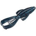 Strike King Rage Bug Fishing Lure, Soft Plastic Craw, Black and Blue, 4-Inches, 7 Count (Pack of 6)