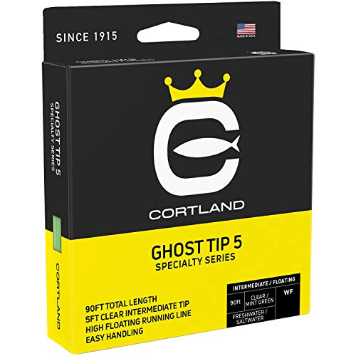 Cortland Precision 5’ Ghost Tip Fly Line - size: WF6FI