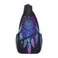 Dream Catcher Sling Backpack Chest Bag Crossbody Shoulder Bag Gym Cycling Travel Hiking Daypack For Men Women - color: Dream Catcher