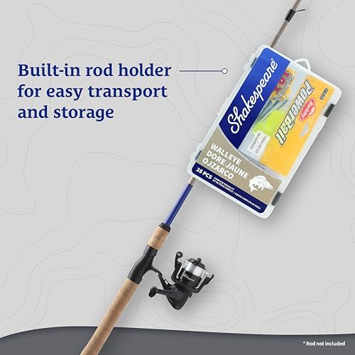 Shakespeare Catch More Fish Fishing Tackle Kit - color: Walleye, style: New Model