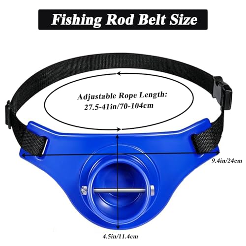 ASOCEA Fishing Fighting Waist Belt 2.5 Inch Inner Dia Offshore Tackle Boat Fishing Rod Holder
