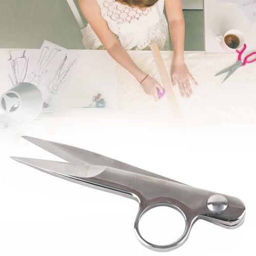 1-Pack Thread Nipper, Stainless Steel, Ergonomic, Portable, Thread Cutter for Sewing and Fabric Cutting