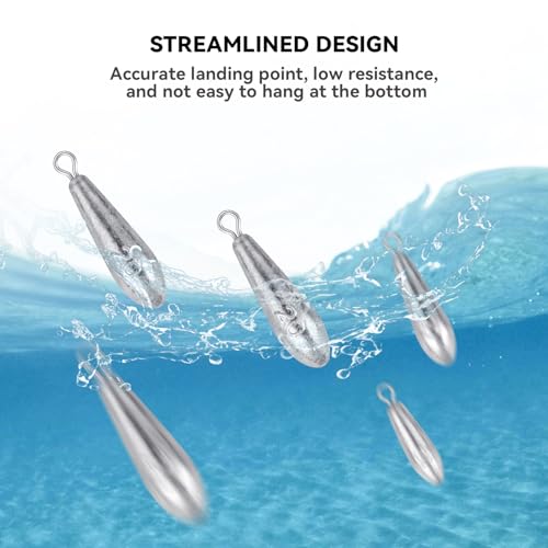 10 Pack Drop Shot Fishing Weights Kit, Drop Shot Weights, Fishing Bottom Sinkers Lead Weight for Bass Fishing Lures or Other Fish - style: 20 G / 0.71 Oz