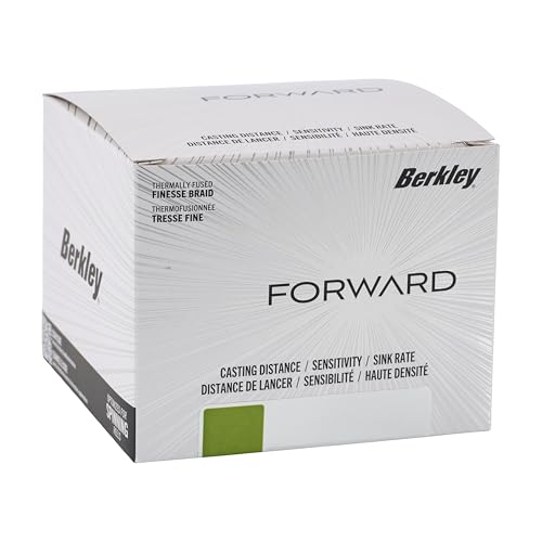 Berkley Forward Braid Fishing Line - color: Low-Vis Green, size: 10 lb - 1500 yd