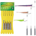 Drop Shot Rigs for Bass Fishing Ready Rig with Hooks and Sinker Weights - color: Hook Size 3/0-Weight 3/8 oz-Qty 5