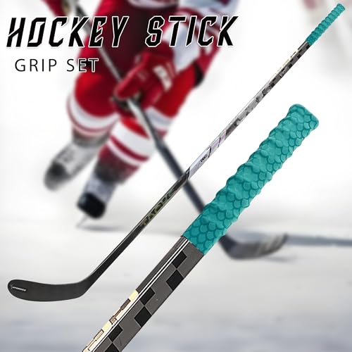 UICE Hockey Sticks Grip,Replacement for Ice Hockey Sticks Tape, Fits Adult and Kids,Easy Install, Durable, Ideal Team Swag, Clean Non-tack,Fish Scale Pattern - color: green