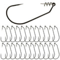 Reaction Tackle Swimbait Hooks for Bass Fishing - Soft Plastic Fishing Hooks with Centering Spring pin for Soft Plastic Swim Baits and Worm Lure Baits - size: #1/0