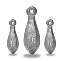 BLUEWING Bank Sinker 1LB/2LB/3LB/5LB/6LB Box Fishing Weights Saltwater Bullet Lead 1oz,2oz,3oz,5oz,8oz,10oz,12oz,16oz,32oz - style: #20 16oz, 1 Pack