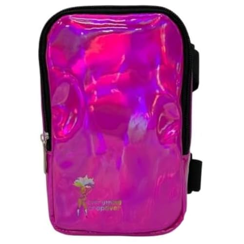 Holographic Thigh Bag | Leg Harness for Women | Outdoor Waist Pouch | Carnival Hiking Travel Fanny Pack with Adjustable Straps | Pink - color: Pink