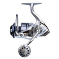 Saltwater Spinning Reel,13+1BB Ultra Smooth Saltwater Fishing Reels,Powerful Carbon Drag,CNC Aluminum Spool & Handle - color: silver&blue, size: 3000
