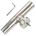 Amarine Made Fishing Rod Holder,Stainless Tournament Style Clamp on Rod Holder,Adjustable Fishing Pole Holder for Rails 1-1/4" to 2"