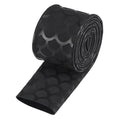 uxcell Heat Shrink Wrap Tubing Sleeve for Fishing Rod Grips Handle, 41mm Flat 3.3ft 2:1 Ratio Black