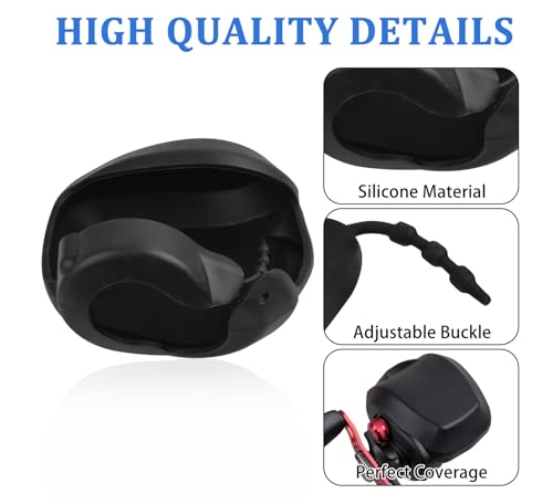 Silicone Baitcasting Fishing Reel Cover Profective Case Left Right Handed