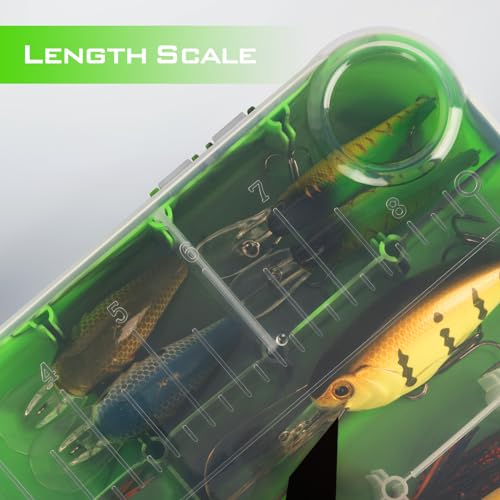 KastKing Tackle Boxes, Plastic Box, Plastic Storage Organizer Box with Removable Dividers - Fishing Tackle Storage - Box Organizer - 2 Packs /4 Packs Tackle Trays - Parts Box - color: Green Camouflage, size: 3600(4Pack)