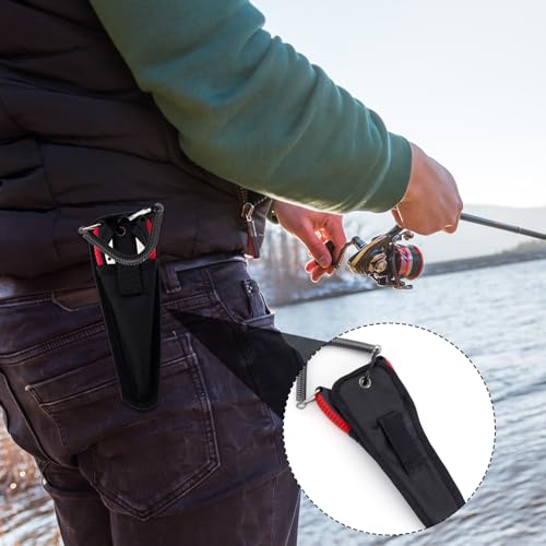 BOXOB Fishing Pliers, Metal Fishing Pliers Saltwater Fishing Pliers Hook Remover Needle Nose Pliers Fishing Multifunctional Tool Accessories Fishing Gear and Gifts for Men - style: Red Handle