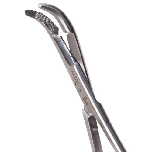Dr. Slick Scissor Clamp, 5-1/2", Gold Loops, Curved, 1/2 - color: Gold Curved, size: 5.5 in
