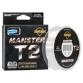 SeaKnight T2 100% Fluorocarbon Fishing Line, 110YD Japanese Material Leader Line, Low Visibility High Strength Abrasion Resistant for Saltwater Freshwater Fishing (3-35LB) - size: 3LB-110YD