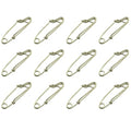 12PCS Stainless Steel Tuna Clips Fishing Gear Connector Swivel Eyelet Pin 1.8x60mm/0.07x2.36inch Suitable for Longline Spearfishing Floating Line Duck Bait Rigging, silver