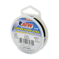 American Fishing Wire Surflon Micro Ultra Nylon Coated 1x19 Stainless Steel Leader Wire - Knottable Fishing Leaders Saltwater & Fly Fishing, 6lb Test - 61lb Test, Bright, Black & Camo Colors - color: Black, style: 5 Meter, 46 Pound Test
