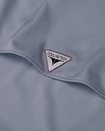 Alimens & Gentle Short Sleeve Fishing Shirt Wicking Fabric Sun Protection Casual Button Down Shirts - color: Grey, size: XX-Large