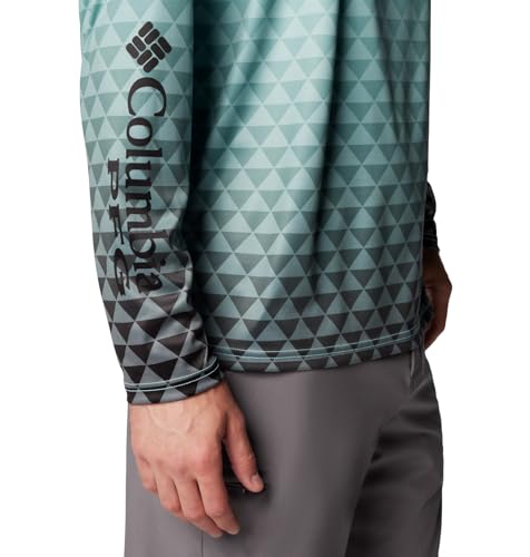 Columbia Men's Super Terminal Tackle PFG Super Fade II - color: Gulf Stream Triangle Fade/Black Pfg Tri, size: XX-Large