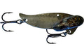 (2 Pack) - Blitz Lures Fishing Lures Metal VIB Hard Spinner Blade Baits for Bass Walleyes Trout Fishing Spoons - Blitz Blades Made in USA Zinc - color: GIZZARD SHAD, size: 1/4OZ