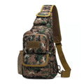 Sling Bag Crossbody Backpack for Men, Tactical Chest Shoulder Bags Daypack | Camouflage Cross Body Bag with Convertible Waterproof Shoulder Strap Trendy Casual Daypacks and Water Bottle Holder Chest Bag - color: Color 4