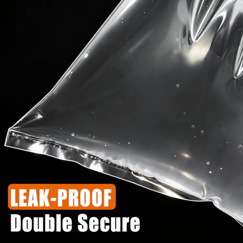 Aquarium Fish Bags, Leak Proof Poly Bags, 3 Mil Extra Thickness Transporting Shipping Containers for Live Fish