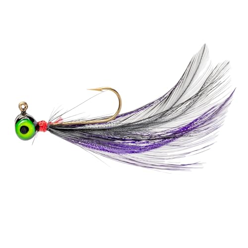 Strike King Mr. Crappie Shoo Shiner Jig - color: 626 - Raven, size: 1/16oz