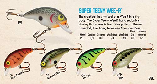 Rebel Super Teeny Wee R - color: Bass, size: 1 1/2-Inch