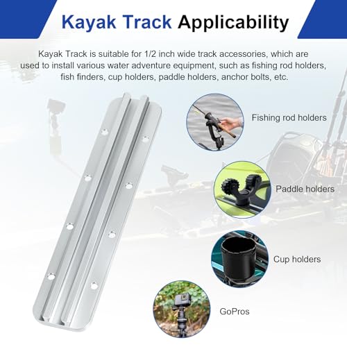 Kayak Track Kayak Rail Accessories Mount - size: 8 In