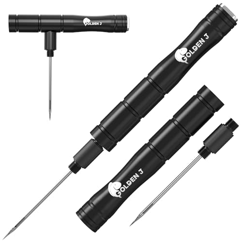 GOLDEN J Fish Venting Tool for Saltwater Fishing | Modular Design with Hidden Storage & Stainless Steel/Aluminum Build, Relieves Deep Sea Fish Pressure for Healthier Release - size: Medium