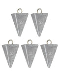 BLUEWING Pyramid Sinkers Lead Fishing Weights 1oz,2oz,3oz,5oz,8oz,10oz,12oz,16oz,32oz for Saltwater - style: #18 32oz, 3 Pack