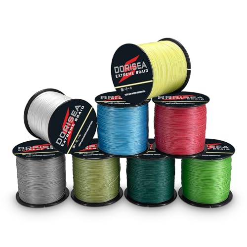 Extreme Braid 100% Pe Grey Braided Fishing Line 109Yards-2187Yards 6-550Lb Test Fishing Wire Fishing String-Abrasion Resistant Incredible Superline - size: 100m/109Yards 80lb/0.48mm