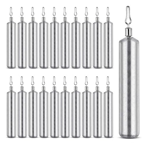 Drop Shot Weights Fishing Sinkers 25pcs Lead Drop Saltwater Fishing Weight Freshwater Drift Sinker Free Rig Fishing Weight Bass Rig Cylinder Removable Catfishing - size: Size2 (3/16oz.) 25 pcs