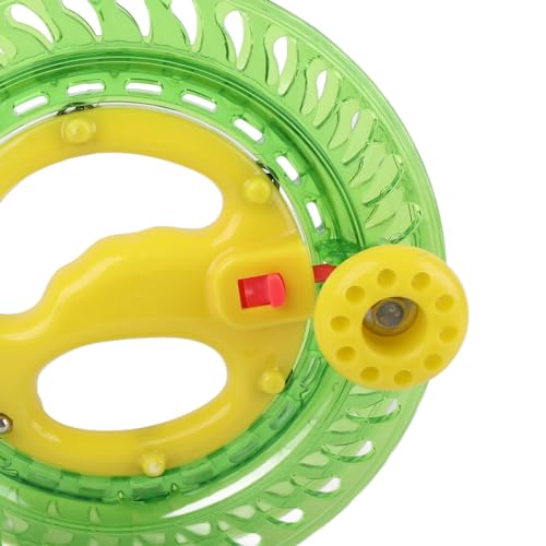 Dilwe Fishing Line Reel, ABS Multifunction Sea Fishing Wheel Hand Wire Wrapping Fly Line Fishing Reel Accessory - color: Green