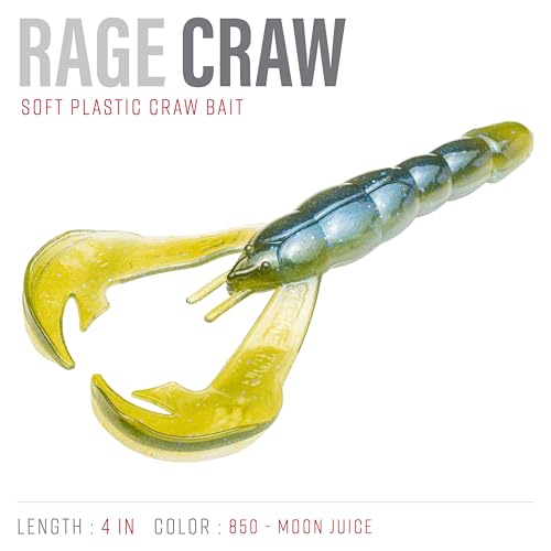 Strike King Rage Tail Craw - color: Moon Juice, size: 0.145 inch