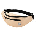 Vibe Festival Gear Rave Fanny Pack for Women Men – Festival, 4 Pockets, Adjustable Strap, Cute Waist Bag, Crossbody Belt Bag, Hiking, Running, Cycling - color: Beige, size: Fits Most