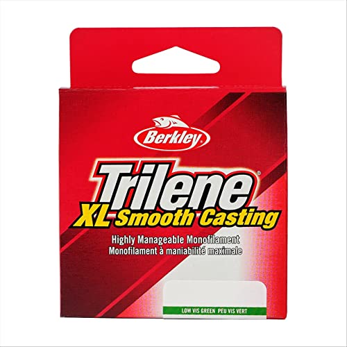 Berkley Trilene XL Monofilament Fishing Line - color: Low-Vis Green, size: 110yd, style: 6lb Test