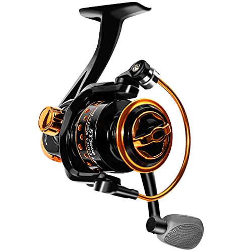 Summer and Centron Spinning Reels, 12 +1 BB Light Weight & Ultra Smooth Reel for Ice/Summer 3000/1000 Fishing Reel by QINGLER - color: SY3000