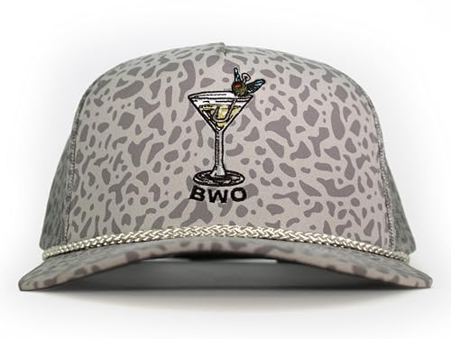 Paramount Outdoors Fly Fishing Hat Series Comfort Snap Snapback Cap for Men - color: Bwo