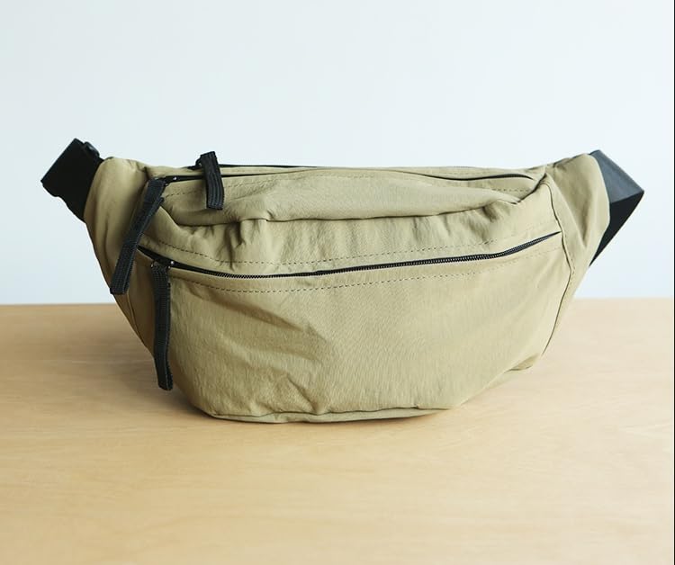 Large Capacity Nylon Women Sling Bags Girl Fanny Pack Light Weight Crossbody Bag Men Shoulder Bag Unisex Classic Waist Packs Purse Hiking Roomy Chest Bag, Easy Carry Any Phone,Wallet - color: Green